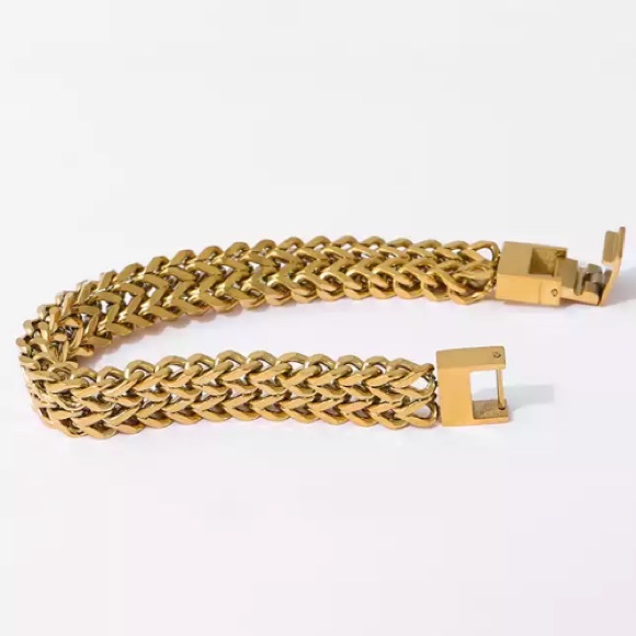 💛Gold  plated chain bracelet - Picture 5 of 6